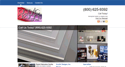 Desktop Screenshot of acrylicdesignus.com